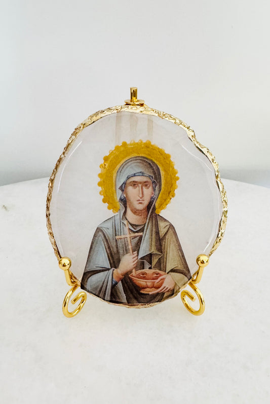 Saint Paraskevi Resin Icon