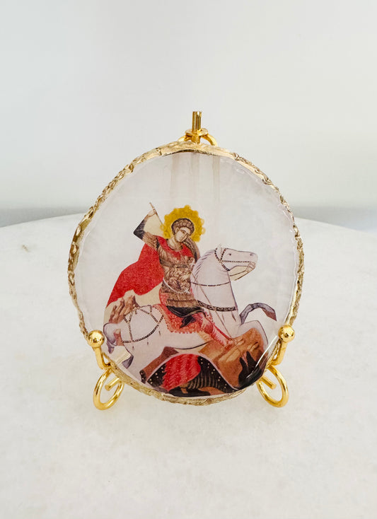 Saint George Resin Icon